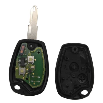 Bilchave 2 Button 433Mhz PCF7946 Чип Transponder Remote Car Key Fob за Renault Виваро Movano Traffic Master с нож Ne72