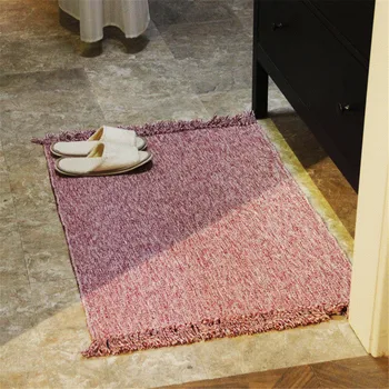 Памучни и ленени тъкани килими усвояване на свличане на вода декоративни килими за хол/спални миещи се