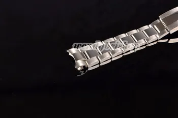 CARLYWET 20 мм и продажба на Едро на нов сребърен среден полски твърди винтови връзки 316L неръждаема стомана Крива края на каишка за часовник каишка гривна каишка