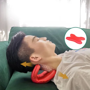 Възглавница врата U-образна форма на шийката на тяговый масажор премахва болката възглавници за сън възглавница подкрепа на врата преносим релаксиращ масаж