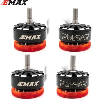 4шт EMAX Pulsar 2306 1700KV 3-6S 2400KV 3-4S LED Light Brushless Motor CW Thread for RC Drone FPV Racing
