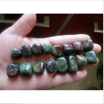 16p Bulk Tumbled Dragon Blood Stone от Южна Африка натурален полиран скъпоценен камък