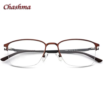 Мъжете рамка чист титан предписани очила лека рамка оптични очила пода рамки на Очила за мъже супер качество