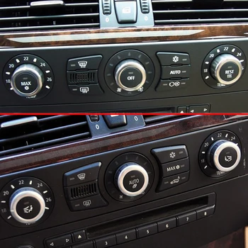 Панел на климатика бутон за превключване на Централна дръжка за управление капак на Макс автоматично изключване на вентилация на седалките за почивка на BMW серия 5 E60 03-10