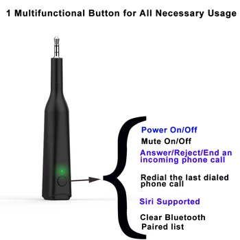 Bluetooth 5.0 безжичен адаптер хендсфри Aux приемник за Marshall Major Monitor Mid I, II и III 1 2 3 Mode EQ слушалки Слушалки