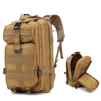 Тактически Molle 3P раница военен армейски камуфлаж на раменната раница за туризъм трева къмпинг спортна чанта