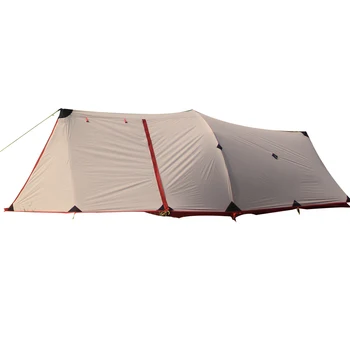 20D найлон два 2-ма души двойна мъжки тунел палатка катерене палатка 3 сезон пътуване ultralight Силиконово покритие къмпинг туризъм