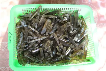 1 кг (2,2 кг) малък суров природен дим кристални семена гледна рок минерални образци на Бразилия
