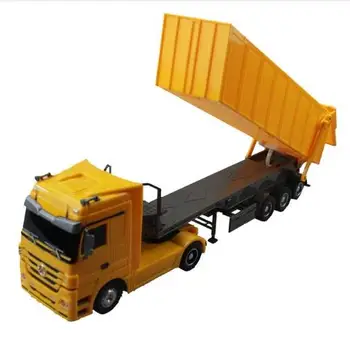 RC Dump Truck Engineering Container 10 Wheel Tilting Car Radio Control Auto Lift Engineering Vehicle електронни хоби играчки