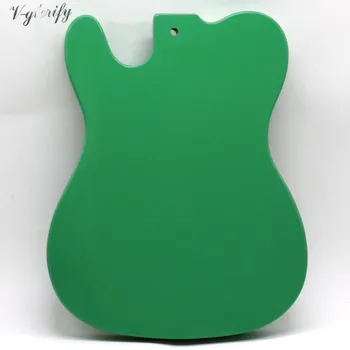 зеленият цвят TL електрическа китара корпус okoume дърво китара барел китарните партии китара аксесоар Китай фабрика е направил