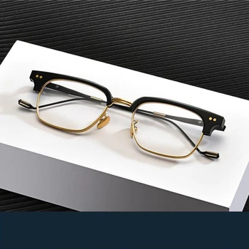 2020 кв. титанов оптични очила рамка мъжете реколта очила късогледство компютър на очите очила с рамка за жени рамки за очила
