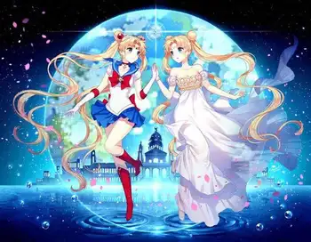 Sailor Moon и sulphur САМ 5D Диамант живопис на номер комплекти за пълен през цялата тренировка планински кристал кръст Бод украса на подарък
