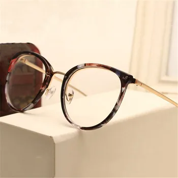 Iboode ретро кръг късогледство оптични очила рамка на жените и мъжете прозрачни прозрачни лещи слънчеви очила очила за мъже жени