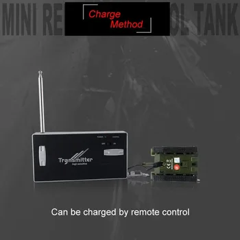 Сладко Mini Tiger RC Tank Model Imitate Scale Radio Remote Control Tank радио-управляеми електронни играчки резервоар за Децата