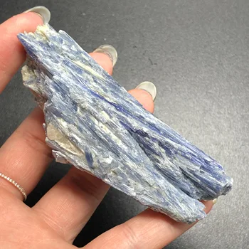 Природен Кианит Груб Камък Проба Клъстер Crystal Rock Камъни Оригиналната Проба Минерал
