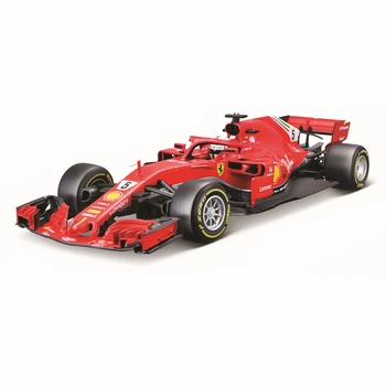 Bburago 1:18 2018 SF71H F1 Racing #7 #05 Formula Car Static Die Cast превозни средства са подбрани модел кола играчки