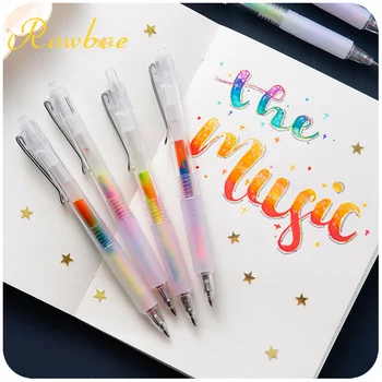 ROWBOE сладко stationery creative gel pen dream color акварел дръжка момиче сладко flash pen account pen kawaii supplies