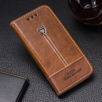 VIJIAR 6 Case New Fine кепър texture Inside collect 5.5'For Nokia6 case leather flip phone back cover 5.5'For Nokia 6 case