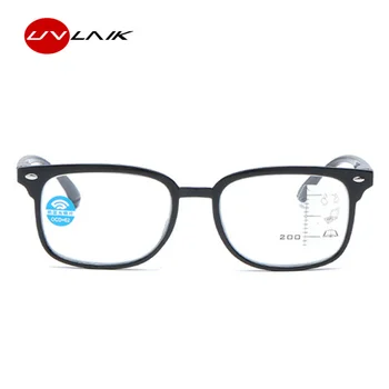 Постепенно мультифокальные очила мъжете анти-синя светлина очила за четене жени очила за четене в близост до дългосрочен план диоптър + 1.0 и + 3.0