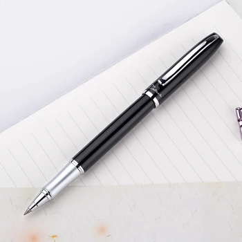 2020 нов пристигане Pimio луксозен roller дръжка черно мастило, офис метал знак на химикалки с кутия за подарък безплатен гравиране химикалка химикалка