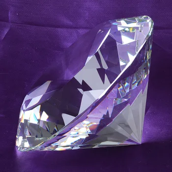 Crystal diamond paperweight 200mm for Birthday Wedding Party favor Decoration girl friend Mother ' s Day Gift toys