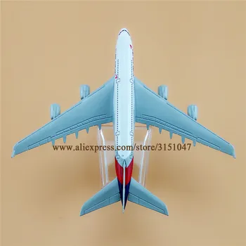 Сплав на метални Korean Air Asiana Airlines модел самолет A380 Asiana Airbus 380 Airways модел самолет стойка на самолета деца подаръци 16см