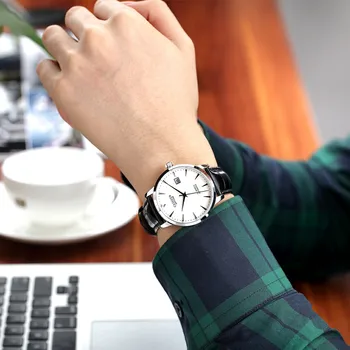 CADISEN Top Brand мъжки ръчни часовници MIYOTA 9015 механичен автоматичен часовник на 50 м водоустойчив луксозни Диамант циферблат календар дати