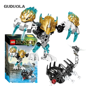 Гудуола Бионикл 58 бр. Мелум същество лед 609-6 градивен елемент на играчки съвместими Бионикл най-добрият подарък за момче