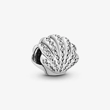 2020 Нов 925 Сребро Сребърна Мивка Клип Чар Подходящ Оригинален Пандора Гривна Бижута Подарък