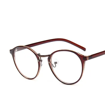 Zilead ретро кръгли прозрачни лещи, очила, оптични рамки за цветя на жените антирадиационные прости очила студент недалновидни очила рамки