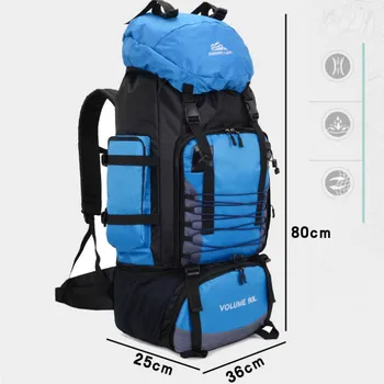 90L пътуване къмпинг backpack Раница за туризъм армия, ледено катерене чанта трекинг, скално катерене Mochila голям капацитет Blaso спортна чанта