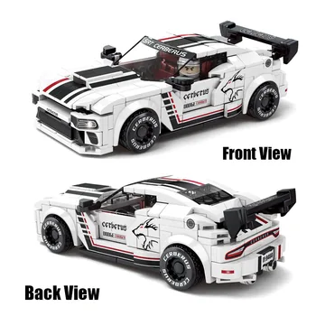 New Creator Speed Champions Racing R56 Pull Back Car MOC Building Blocks Set Supercar Vehicle Bricks Classic Model Kit детски играчки