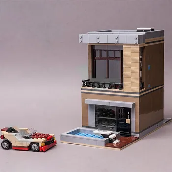 Град Street View серия Архитектура Fit ресторант магазин тухли къща комплект модел MOC строителни блокове САМ детски играчки за момичета подарък