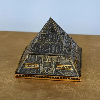 Самоличността На Древен Египет В Голямата Пирамида В Гиза Смола Калъф За Бижута Занаят Творчески Класически Кутия За Съхранение На Хола X1940