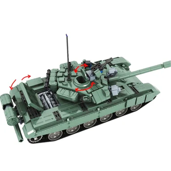 Нов 8101 победител 456 бр. военен боен танк модел играчки Русия T90A Морски герой градивни елементи, събрани от министрите играчки за деца