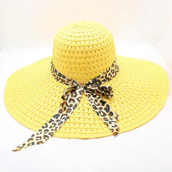 SUOGRY широка периферия Дама сламена шапка дискета 2016 мода Cap лято, слънце жените дерби гореща Fold Beach Шапка