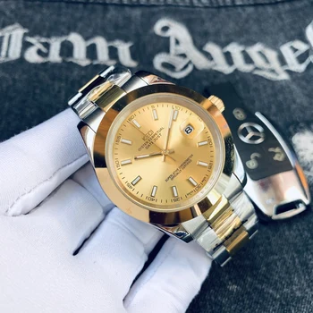 Мъжки бизнес часовници Men ' s Swiss Top Luxury Brand автоматични механични часовници Full Stainless Steel AAA Quality r0lex 1:1 New Style