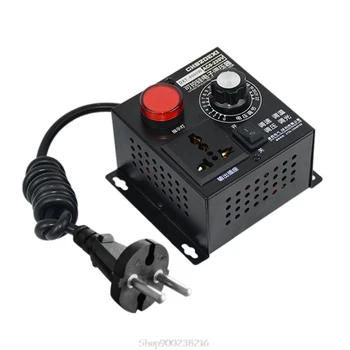 SCR електронен регулатор на напрежение AC220V 4000W Temp. Регулатор На Скоростта На Въртене На Вентилатора На Двигателя Aug06 20 Dropship