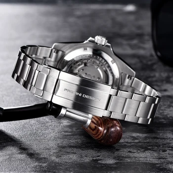 Нов дизайн на PAGANI мъжки автоматичен часовник модни луксозни Механични ръчни часовници е от неръждаема стомана водоустойчив часовник relogio masculino