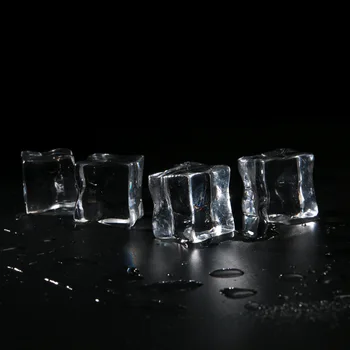 20 бр/много ясно реалистични фалшиви изкуствени акрилни кубчета лед Crystal домашен дисплей декор изкуствени кубчета 20 мм, 25 мм, 30 мм