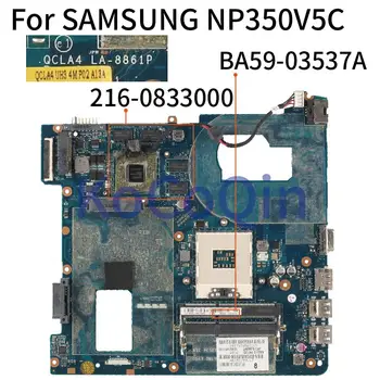Kocoqin дънна платка за лаптоп SAMSUNG NP350V5C SLJ8E Hm76 Mainboard BA59-03537A LA-8861P 216-0833000
