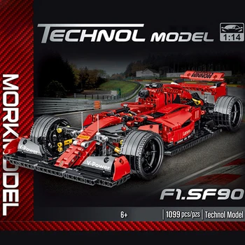 Fit legoINGlys Техника Create Ideas Expert Super Speed Champions Car Building Blocks F1 Racing Vehicle Model Bricks Toys