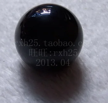 Безплатна доставка на 2 бр./лот черно 25 мм мрамор комбинация от плавателни съдове украса кристална топка, мрамор