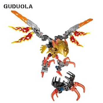 Guduola BIONICLE 77pcs Ikir Creature of Fire 609-4 Building Block toys Compatible BIONICLE gift for boy