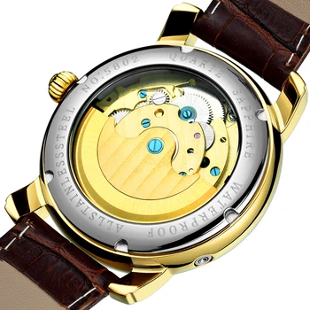 GUANQIN 2020 механичен автоматичен часовник е водоустойчив златни марки луксозни часовници мъжки часовници с турбийоном дисплей седмица на месец ръчен часовник