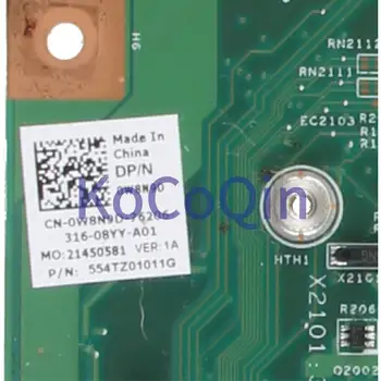 Дънната платка на лаптопа KoCoQin за DELL Inspiron 3520 HM76 Mainboard CN-0W8N9D 0W8N9D DV15 MLK MB 11280-1 MXRD2 SLJ8F