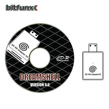Bitfunx SD / TF Card Adapter Reader V2 за SEGA Dreamcast и CD с ботуш DreamShell прочетете игри