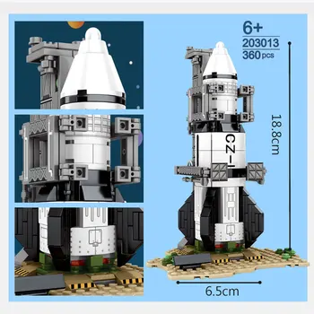 SEMBO City Техника Creator авиационна ракета строителни блокове стартиране на ракетно-космическа модели играчки астронавт фигура тухли детски подаръци