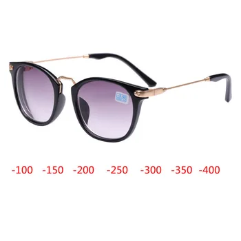 Късогледство слънчеви очила готови на Мъже, Жени късогледство очила рамки, с сиви лещи слънчеви очила очила късогледство -1.0 ~4.0 с диоптриями