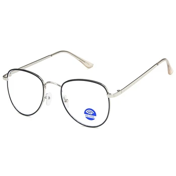 Zilead Oval Metal Против Blue Light Blocking Glasses Frame Мъже И Жени, Компютърни Игри, Очила Очила, Оптични Рамки За Очила
